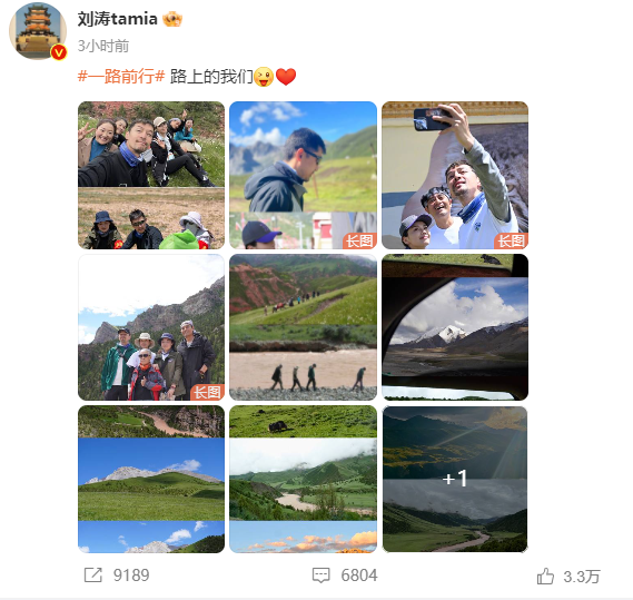 劉濤一口氣曬了36張圖片，劉濤名字打分，解析