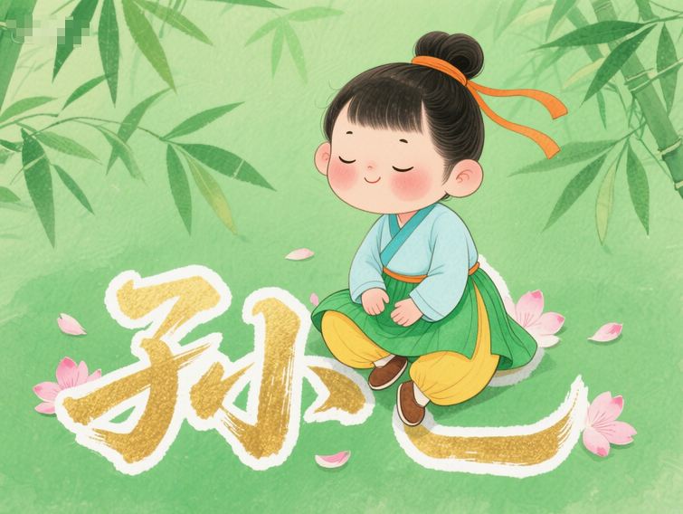 孫姓朗朗上口的名字,百聽不厭，辨識度高